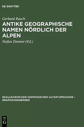 Antike geographische Namen nördlich der Alpen cover