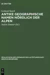 Antike geographische Namen nördlich der Alpen cover