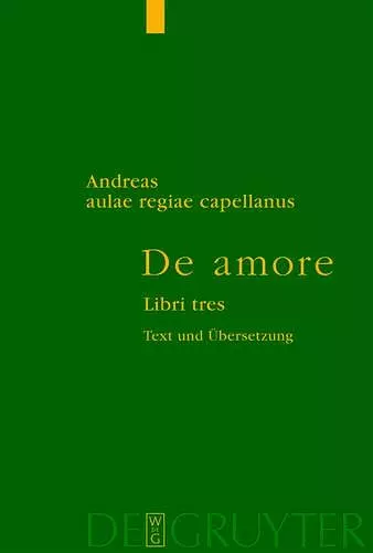 De amore/Von der Liebe cover