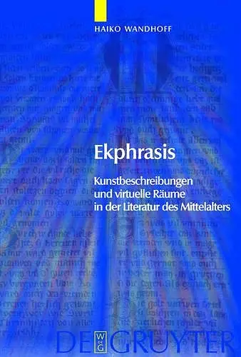 Ekphrasis cover