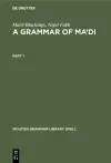 A Grammar of Ma'di cover