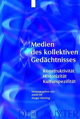 Medien des kollektiven Gedächtnisses cover