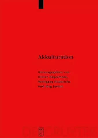 Akkulturation cover