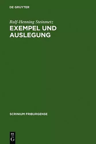 Exempel Und Auslegung cover