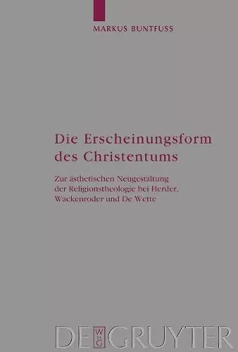 Die Erscheinungsform des Christentums cover