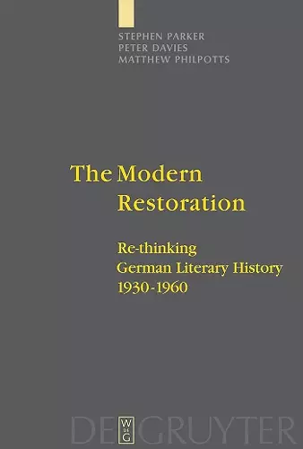 The Modern Restoration cover