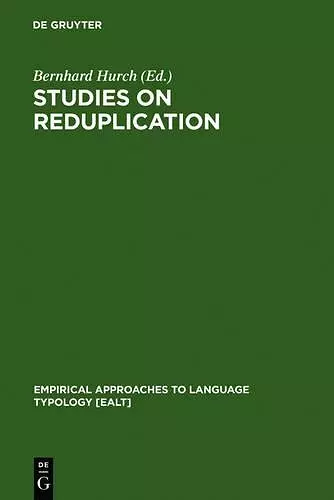 Studies on Reduplication cover