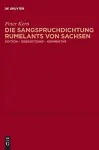 Die Sangspruchdichtung Rumelants von Sachsen cover