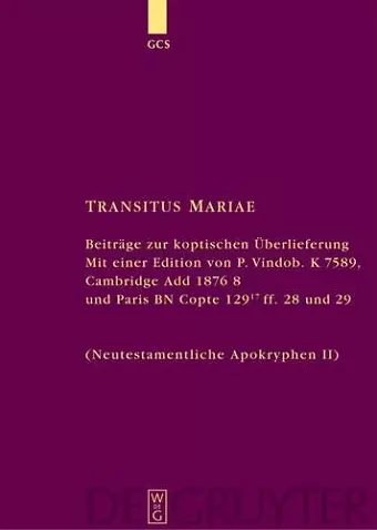 Transitus Mariae cover