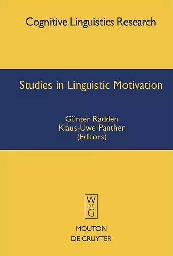 Studies in Linguistic Motivation cover