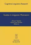 Studies in Linguistic Motivation cover