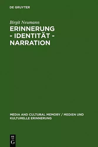 Erinnerung – Identität – Narration cover