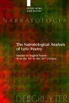 The Narratological Analysis of Lyric Poetry cover