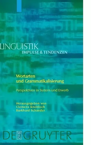 Wortarten und Grammatikalisierung cover