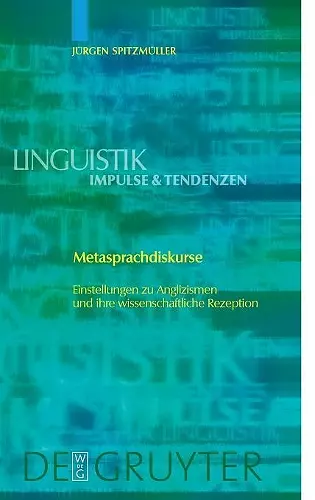 Metasprachdiskurse cover