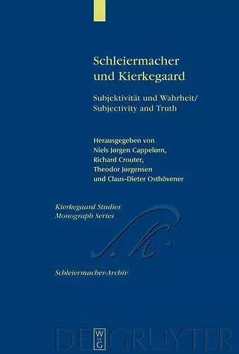 Schleiermacher und Kierkegaard cover