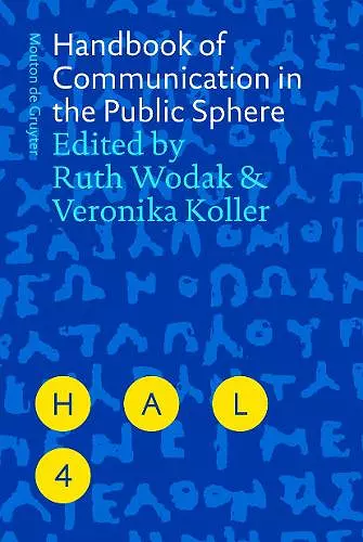 Handbook of Communication in the Public Sphere cover