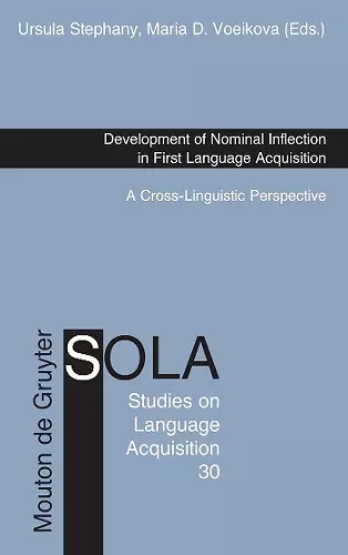 Development of Nominal Inflection in First Language Acquisition cover