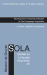 Development of Nominal Inflection in First Language Acquisition cover