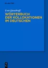 Wörterbuch Der Kollokationen Im Deutschen cover