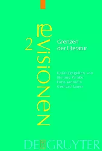 Grenzen der Literatur cover