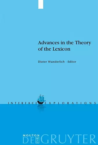 Advances in the Theory of the Lexicon cover