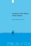 Advances in the Theory of the Lexicon cover