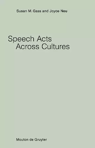 Speech Acts Across Cultures cover