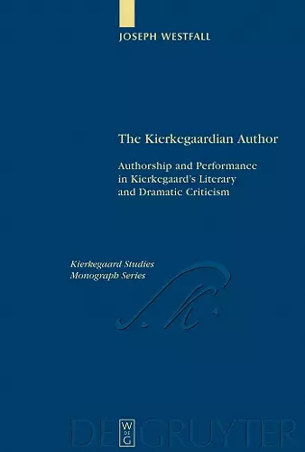 The Kierkegaardian Author cover