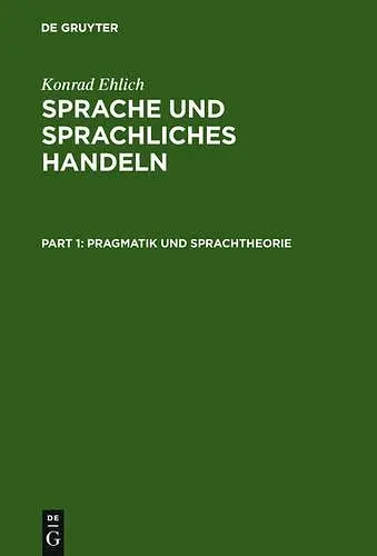 Sprache Und Sprachliches Handeln cover