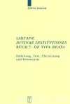 Laktanz. Divinae Institutiones. Buch 7: de Vita Beata cover