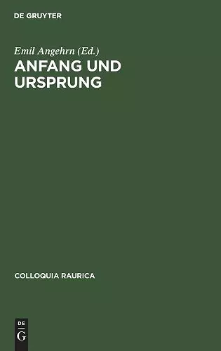 Anfang Und Ursprung cover