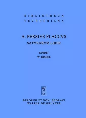 Saturarum liber cover