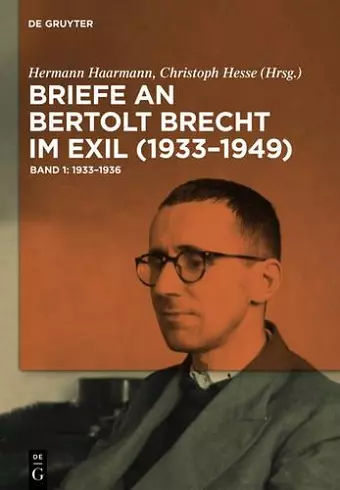 Briefe an Bertolt Brecht im Exil (1933–1949) cover