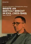 Briefe an Bertolt Brecht im Exil (1933–1949) cover