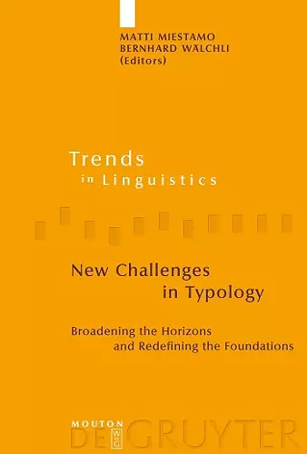 New Challenges in Typology cover