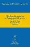 Cognitive Approaches to Pedagogical Grammar cover