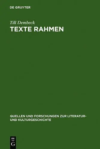 Texte rahmen cover