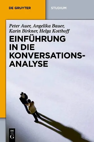 Einführung in die Konversationsanalyse cover