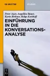 Einführung in die Konversationsanalyse cover