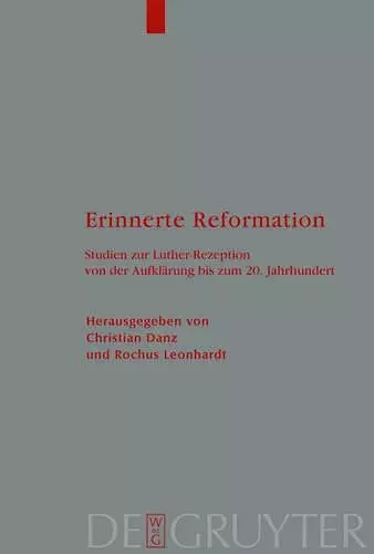 Erinnerte Reformation cover