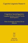 Cognitive Sociolinguistics cover