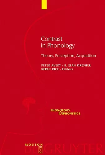 Contrast in Phonology cover