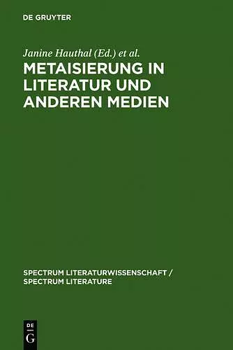 Metaisierung in Literatur und anderen Medien cover