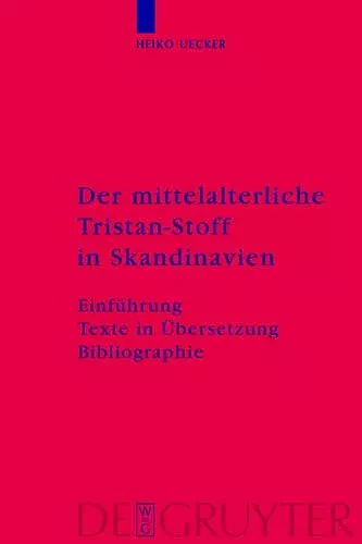 Der mittelalterliche Tristan-Stoff in Skandinavien cover