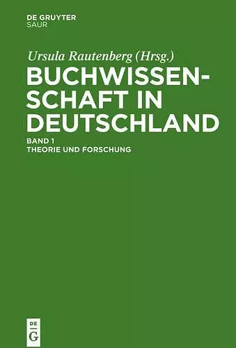 Buchwissenschaft in Deutschland cover