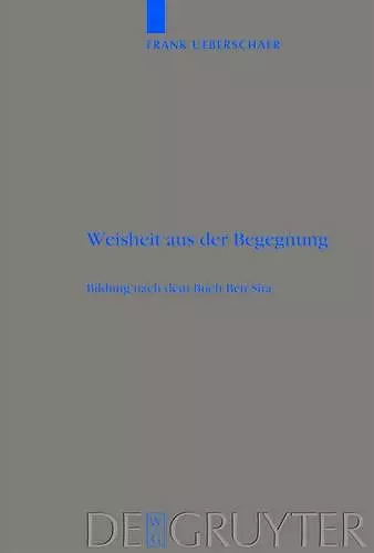 Weisheit aus der Begegnung cover