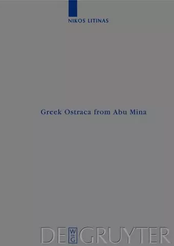 Greek Ostraca from Abu Mina (O.AbuMina) cover