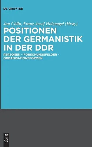 Positionen Der Germanistik in Der DDR cover