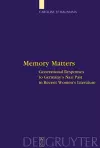 Memory Matters cover